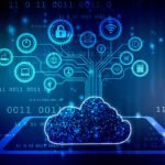 Cloud Computing guide featuring cloud infrastructure, data centers, virtualization, AWS, Microsoft Azure, Google Cloud Platform, and enterprise cloud services