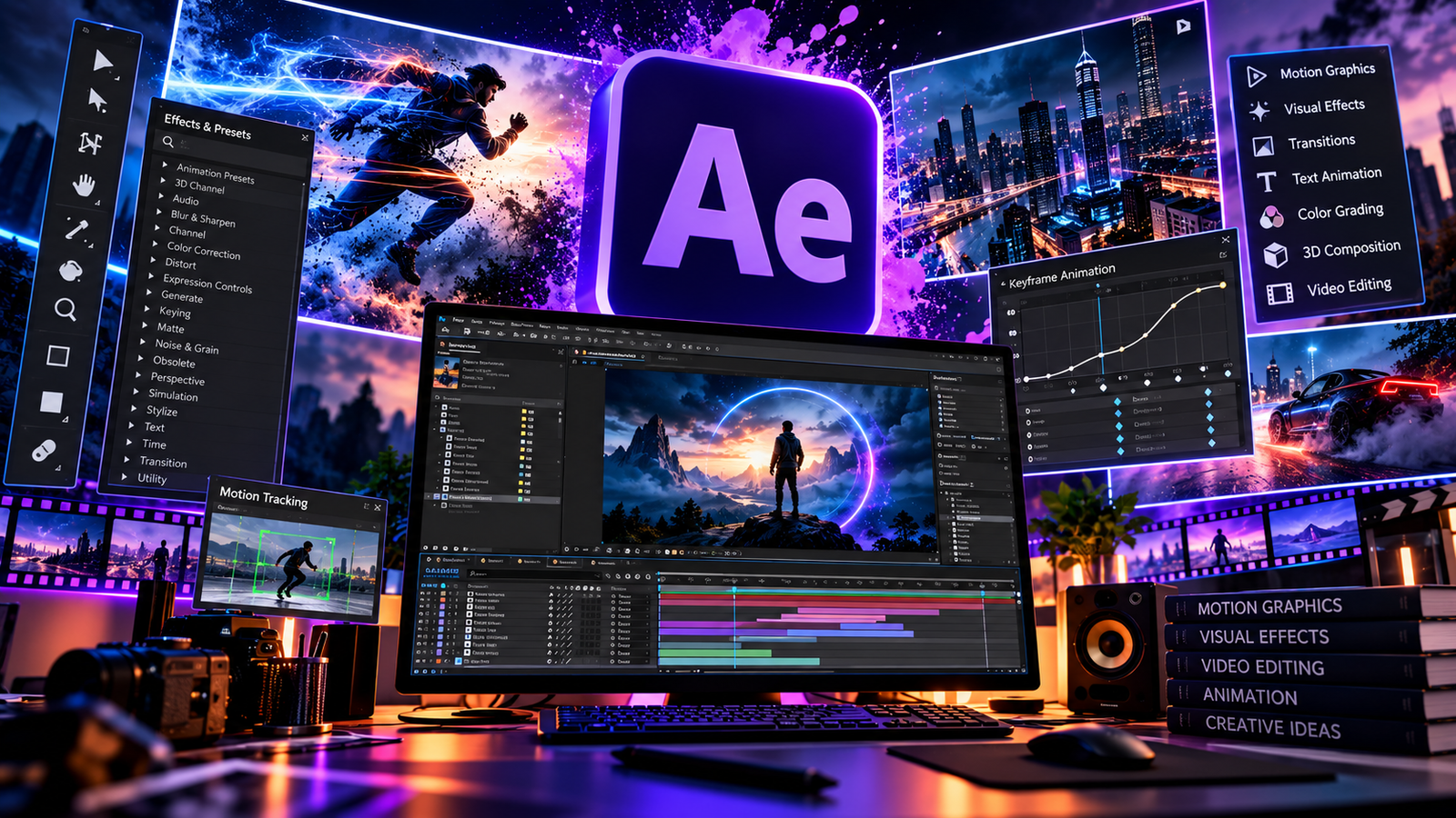 After Effects: Complete Guide to Motion Graphics, Animation and Visual Effects